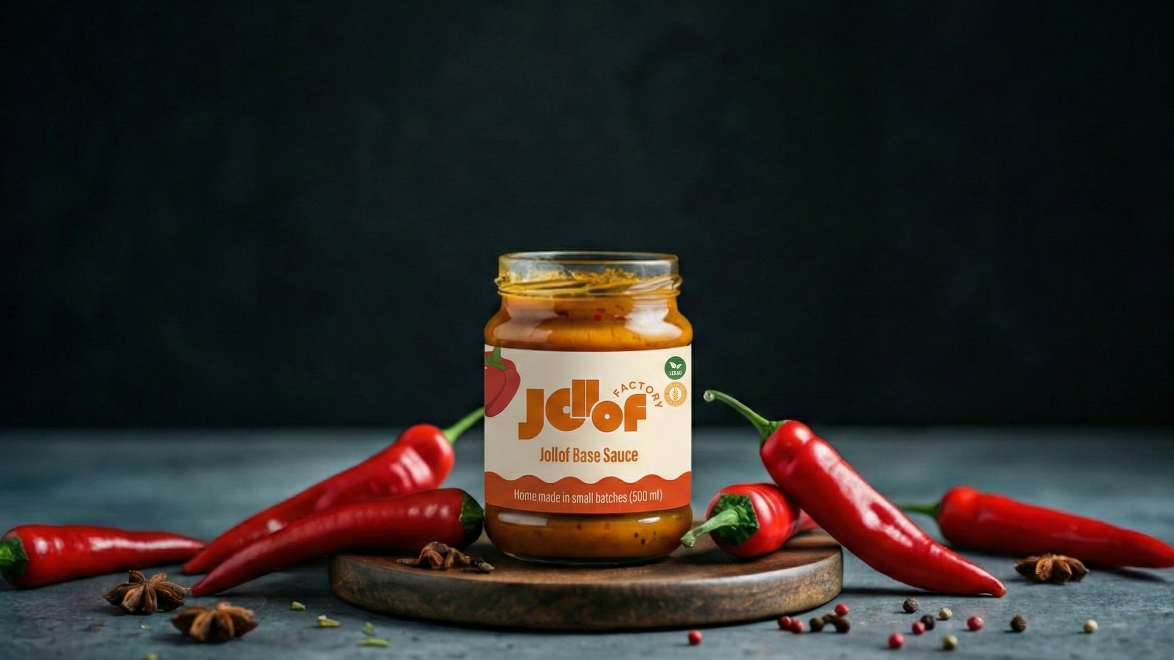 Jollof Factory Jar